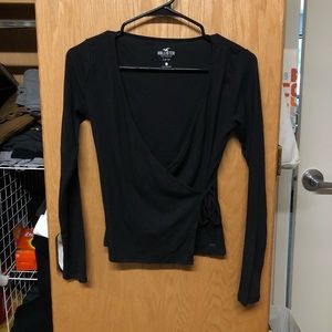 Vneck wrap top